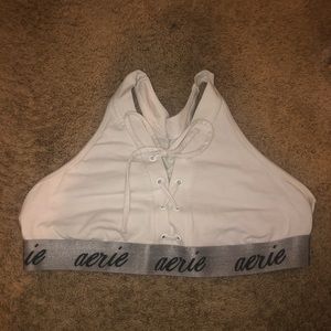 American eagle white bra